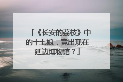 《长安的荔枝》中的十七娘，竟出现在延边博物馆？