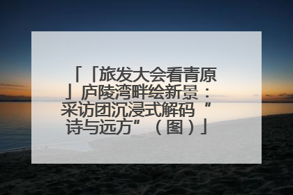 「旅发大会看青原」庐陵湾畔绘新景：采访团沉浸式解码“诗与远方”（图）