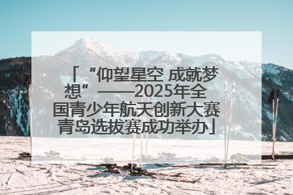 “仰望星空 成就梦想”——2025年全国青少年航天创新大赛青岛选拔赛成功举办