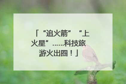 “追火箭”“上火星”……科技旅游火出圈！