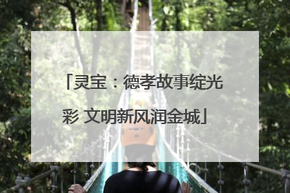 灵宝：德孝故事绽光彩 文明新风润金城