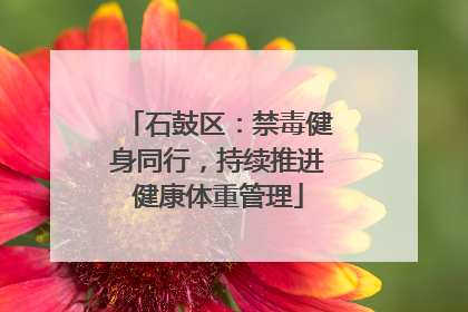 石鼓区：禁毒健身同行，持续推进健康体重管理