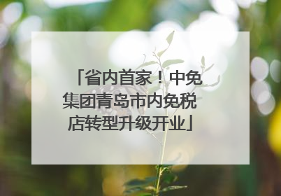 省内首家！中免集团青岛市内免税店转型升级开业