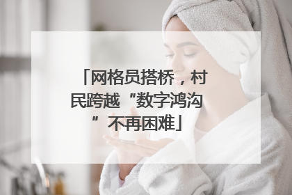 网格员搭桥，村民跨越“数字鸿沟”不再困难