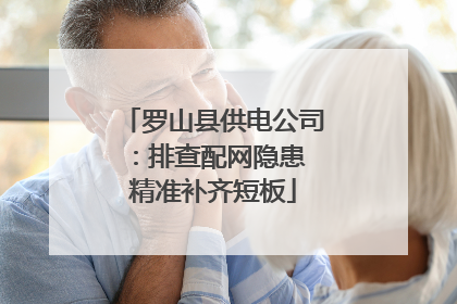 罗山县供电公司：排查配网隐患 精准补齐短板