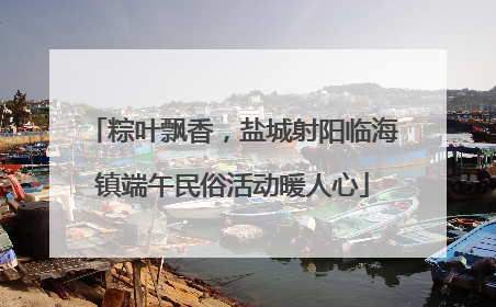 粽叶飘香，盐城射阳临海镇端午民俗活动暖人心