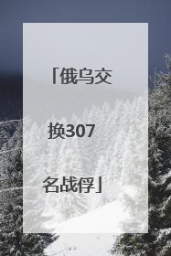 俄乌交换307名战俘