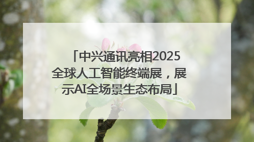 中兴通讯亮相2025全球人工智能终端展，展示AI全场景生态布局