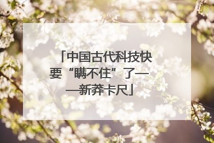 中国古代科技快要“瞒不住”了——新莽卡尺