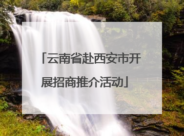 云南省赴西安市开展招商推介活动