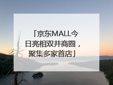 京东MALL今日亮相双井商圈，聚集多家首店