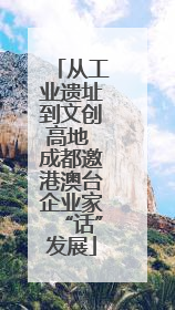 从工业遗址到文创高地 成都邀港澳台企业家“话”发展
