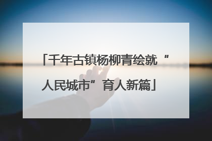 千年古镇杨柳青绘就“人民城市”育人新篇