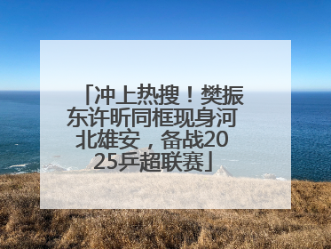 冲上热搜！樊振东许昕同框现身河北雄安，备战2025乒超联赛