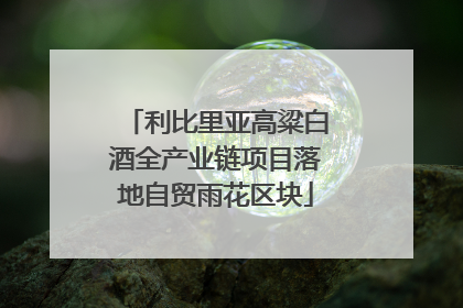 利比里亚高粱白酒全产业链项目落地自贸雨花区块