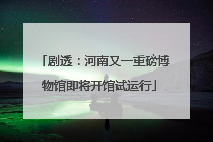 剧透：河南又一重磅博物馆即将开馆试运行