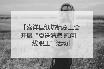 嘉祥县纸坊镇总工会开展“夏送清凉 慰问一线职工”活动