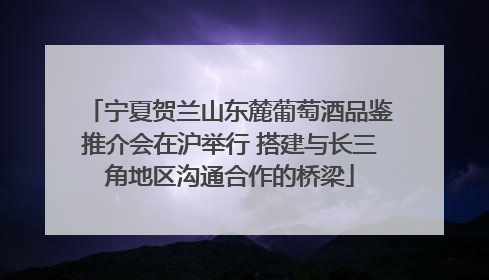宁夏贺兰山东麓葡萄酒品鉴推介会在沪举行 搭建与长三角地区沟通合作的桥梁