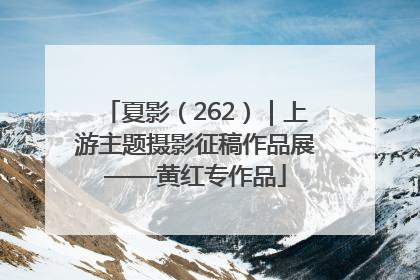 夏影（262）｜上游主题摄影征稿作品展——黄红专作品