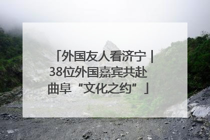 外国友人看济宁｜38位外国嘉宾共赴曲阜“文化之约”