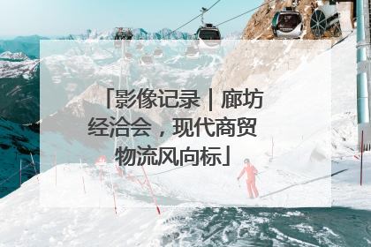 影像记录｜廊坊经洽会，现代商贸物流风向标