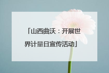 山西曲沃：开展世界计量日宣传活动
