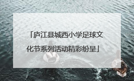 庐江县城西小学足球文化节系列活动精彩纷呈