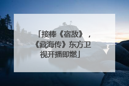 接棒《宿敌》，《藏海传》东方卫视开播即燃
