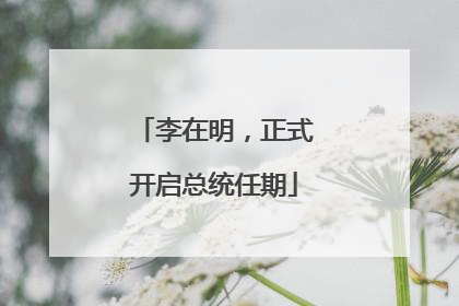 李在明，正式开启总统任期