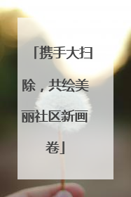 携手大扫除，共绘美丽社区新画卷