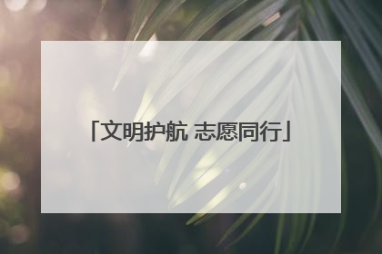 文明护航 志愿同行