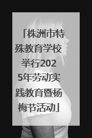 株洲市特殊教育学校举行2025年劳动实践教育暨杨梅节活动