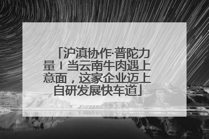 沪滇协作·普陀力量〡当云南牛肉遇上意面，这家企业迈上自研发展快车道