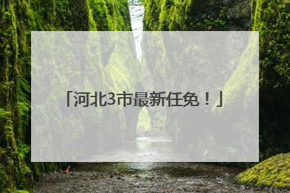 河北3市最新任免！