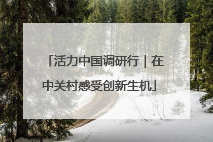 活力中国调研行｜在中关村感受创新生机