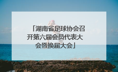 湖南省足球协会召开第六届会员代表大会暨换届大会