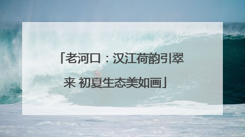 老河口：汉江荷韵引翠来 初夏生态美如画