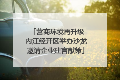 营商环境再升级 内江经开区举办沙龙邀请企业建言献策