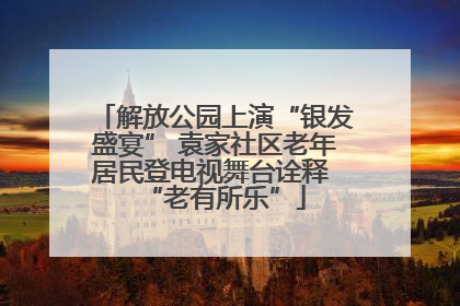 解放公园上演“银发盛宴” 袁家社区老年居民登电视舞台诠释 “老有所乐”