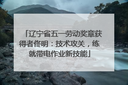 辽宁省五一劳动奖章获得者佟明：技术攻关，练就带电作业新技能
