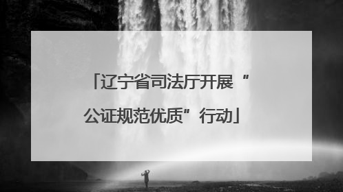 辽宁省司法厅开展“公证规范优质”行动