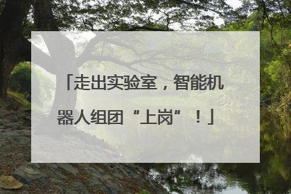 走出实验室，智能机器人组团“上岗”！