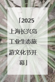 2025上海长兴岛工业生态旅游文化节开幕