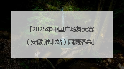 2025年中国广场舞大赛（安徽·淮北站）圆满落幕