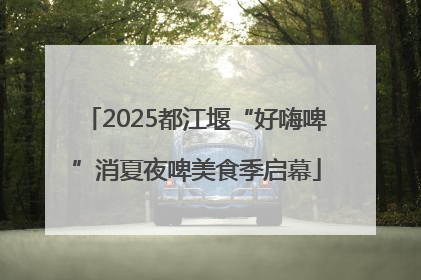 2025都江堰“好嗨啤”消夏夜啤美食季启幕