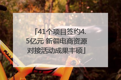 41个项目签约4.5亿元 新疆电商资源对接活动成果丰硕