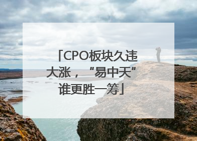 CPO板块久违大涨，“易中天”谁更胜一筹